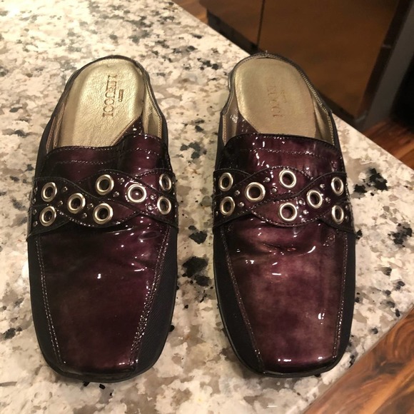 Sesto Meucci Italian patent slide mules 8.5 - Picture 1 of 8